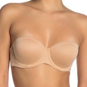 Calvin Klein nude strapless bra 32C